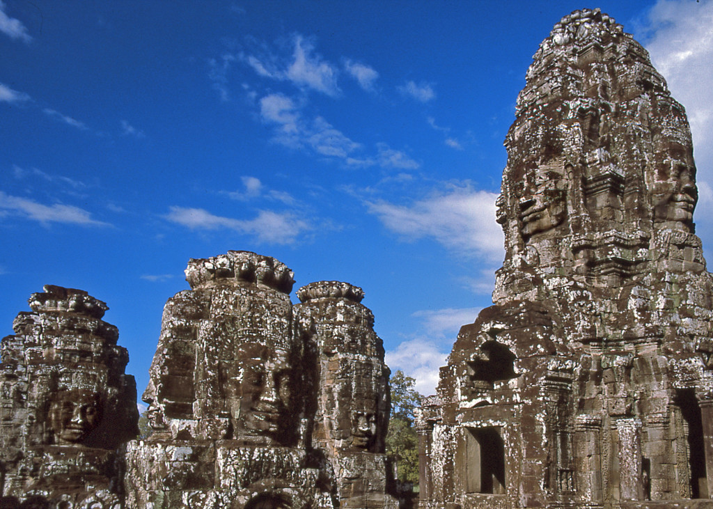 Angkor Bayon towers